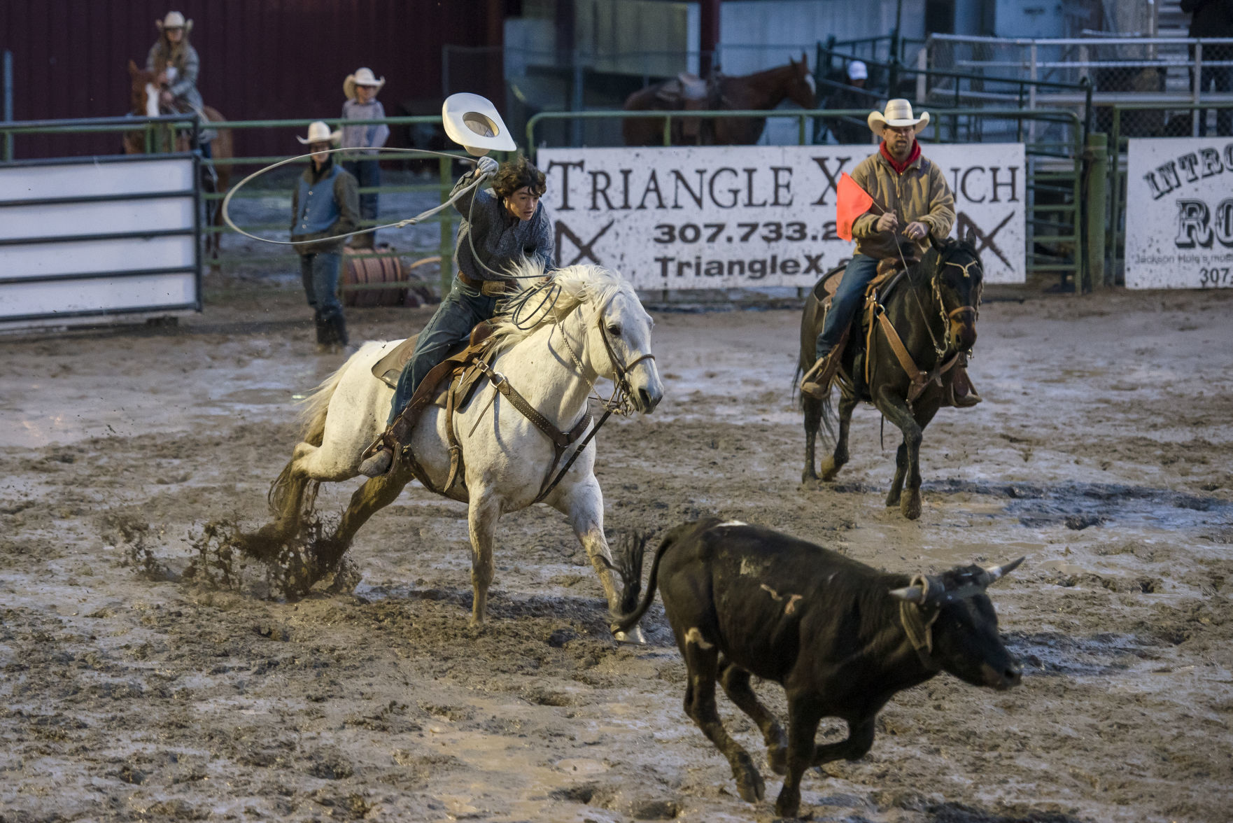 Opening night of Jackson Hole Rodeo